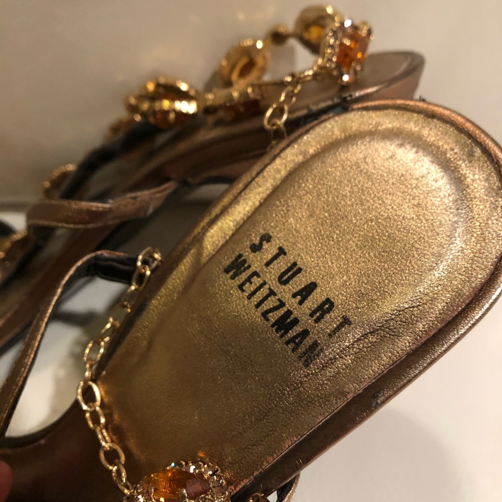 Stuart Weitzman Rhinestone Heels - Picture 3 of 4